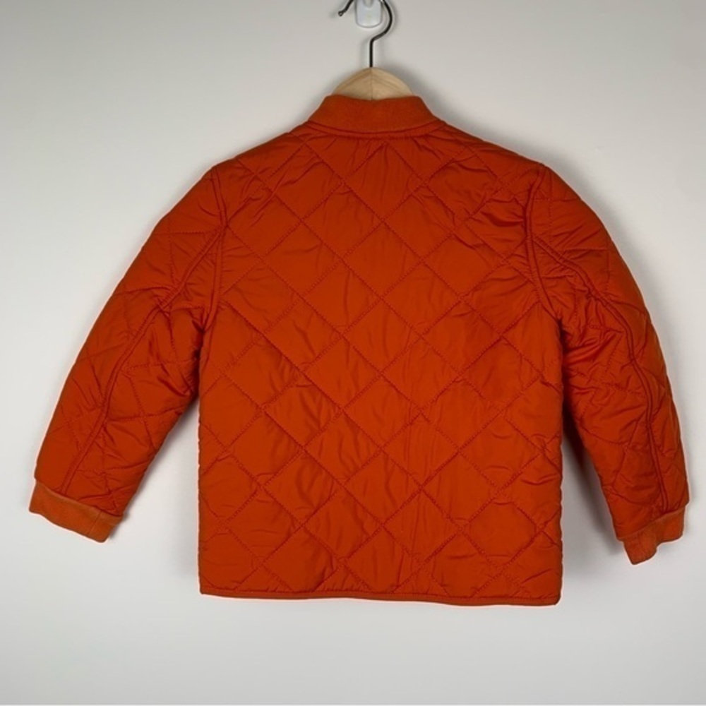 NFS. Polo Ralph Lauren orange quilted puffer style jacket size 5 - Picture 9 of 16